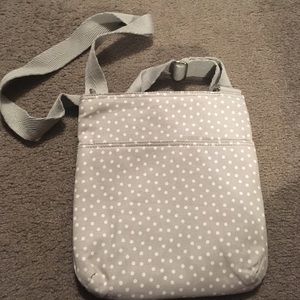 Organizing Shoulder Bag in Taupe Dancing Dot
